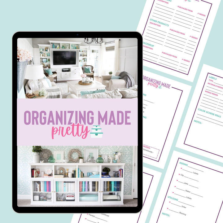 Organizing Made Pretty Workshop - Learn how to organize your home so it is both practical and beautiful!
