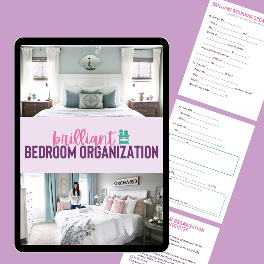 Brilliant Bedroom Organization Workshop to Help Organize Your Nightstand, Your Clothes, Your Closet, and Your Dresser