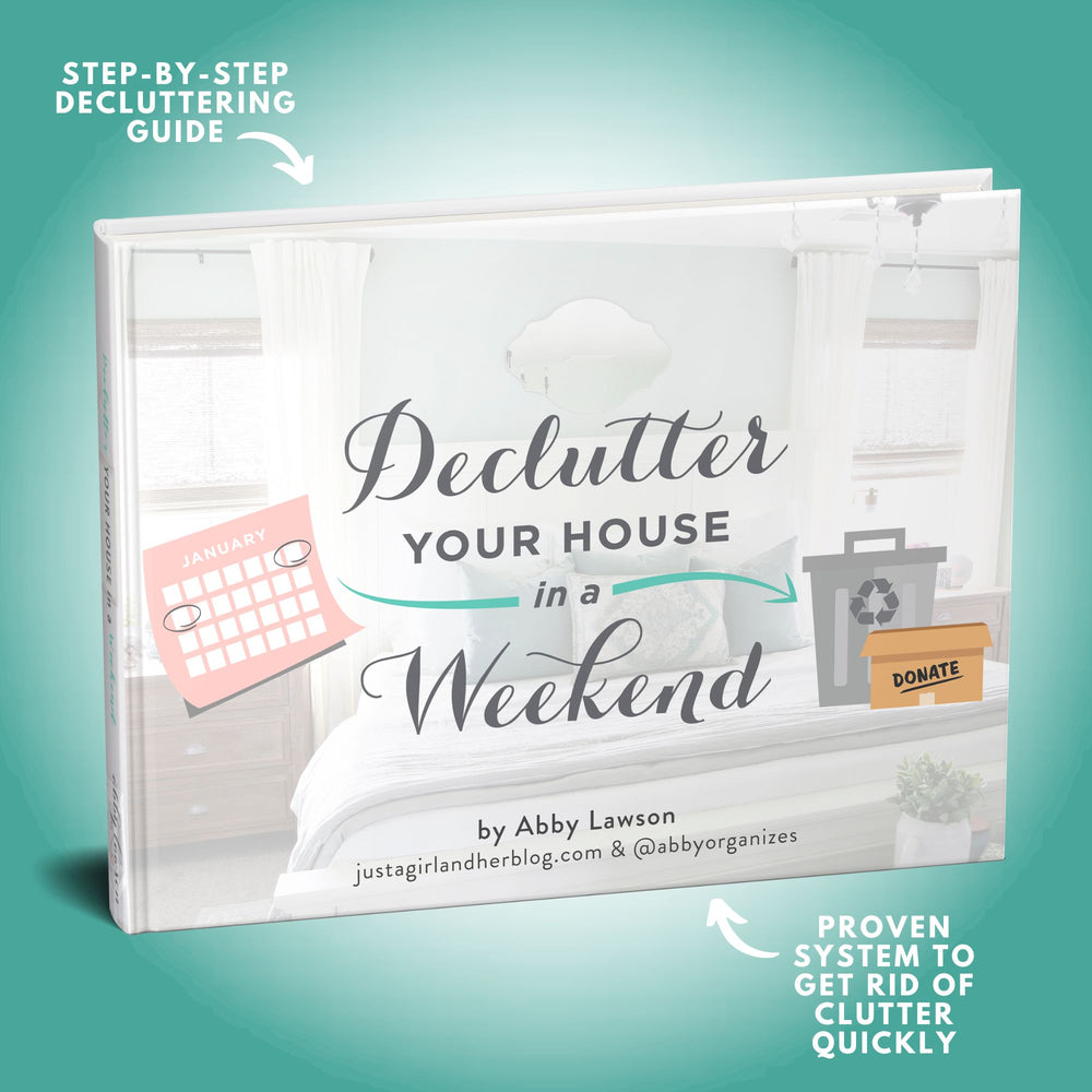 Declutter Your House in a Weekend Guide to Help You Get Rid of Lots of Clutter in a Short Period of Time