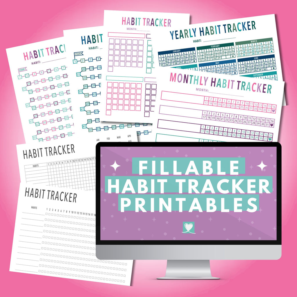 Habit Tracker Ideas - Cute Bullet Journal Layouts & 53 Habits to Track