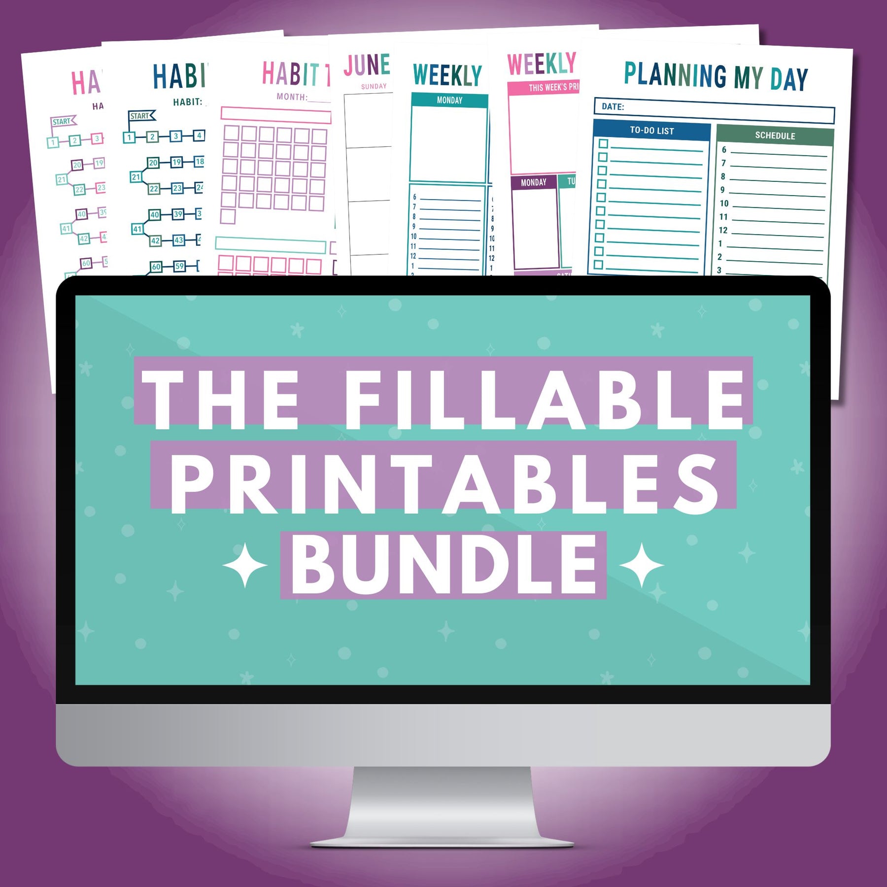 The Fillable Printables Bundle – Abby Organizes