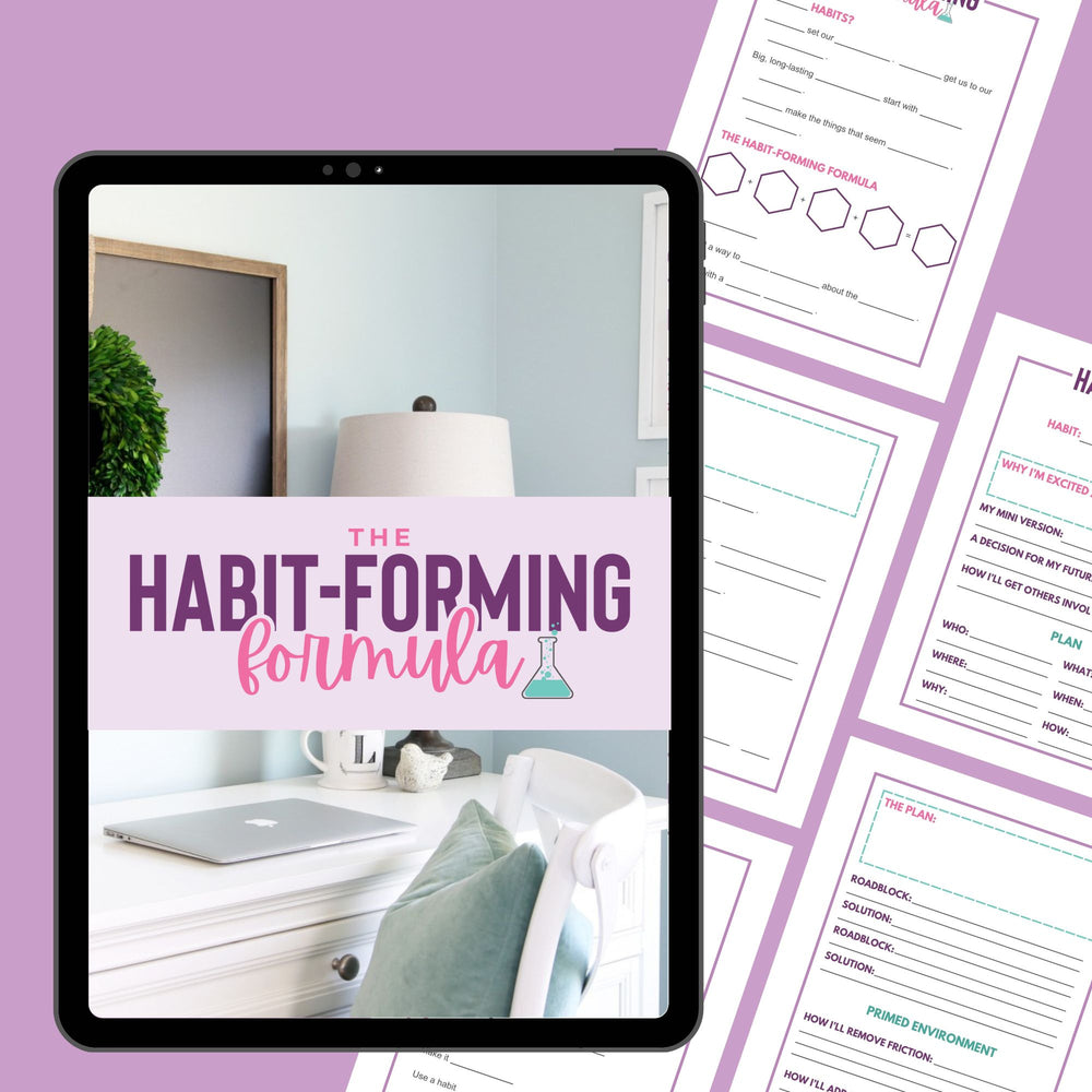 The Habit-Forming Formula Workshop - Learn how to build healthy habits and break unhealthy habits, making it easier to reach your goals and live a thriving life.