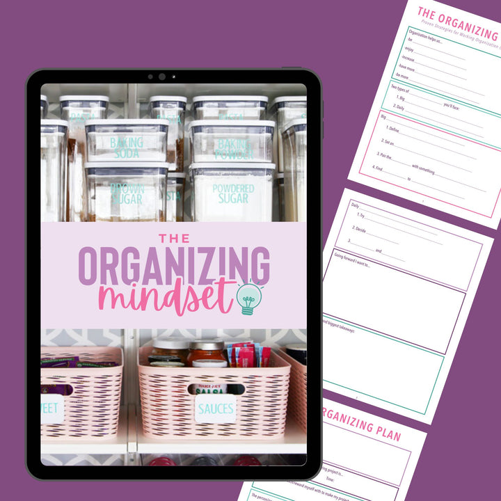 The Organizing Mindset Workshop - Learn how to get organized with both big organizing projects and small, day-to-day habit shifts that can make a big difference in the organization of your home.
