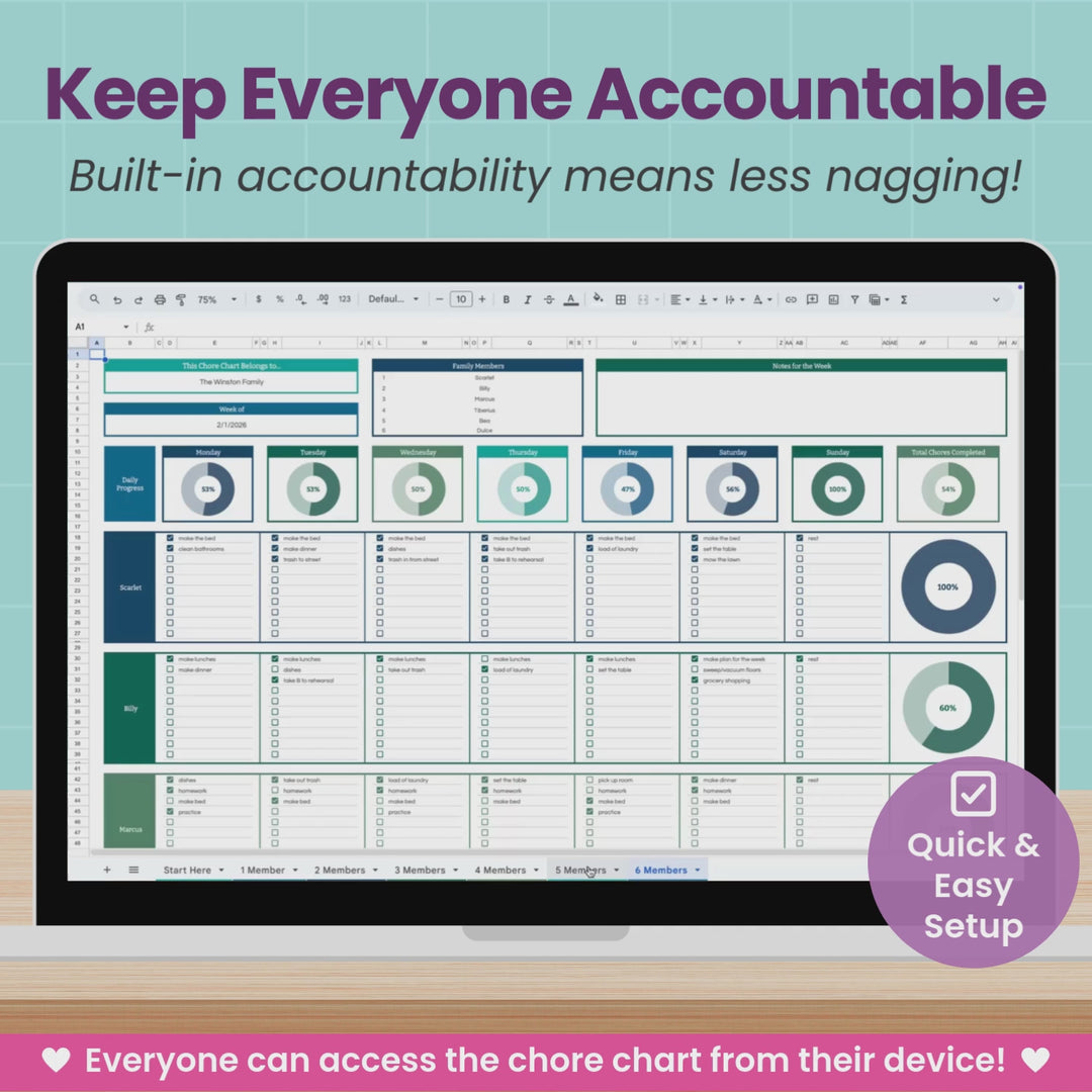 Love Your Home Spreadsheet Bundle